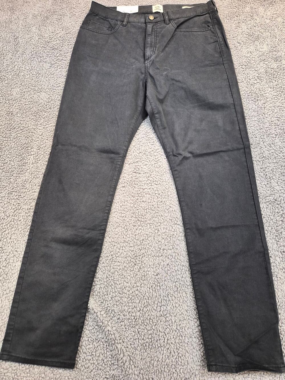 Flint and Tinder Chinos Men's Size 33x32 Black Tapered Fit (1228)